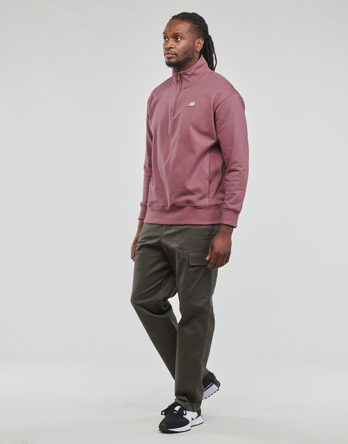 New Balance - ATHLETICS 90'S 1/4 ZIP MOCK SWEATSHIRT - Bordeaux