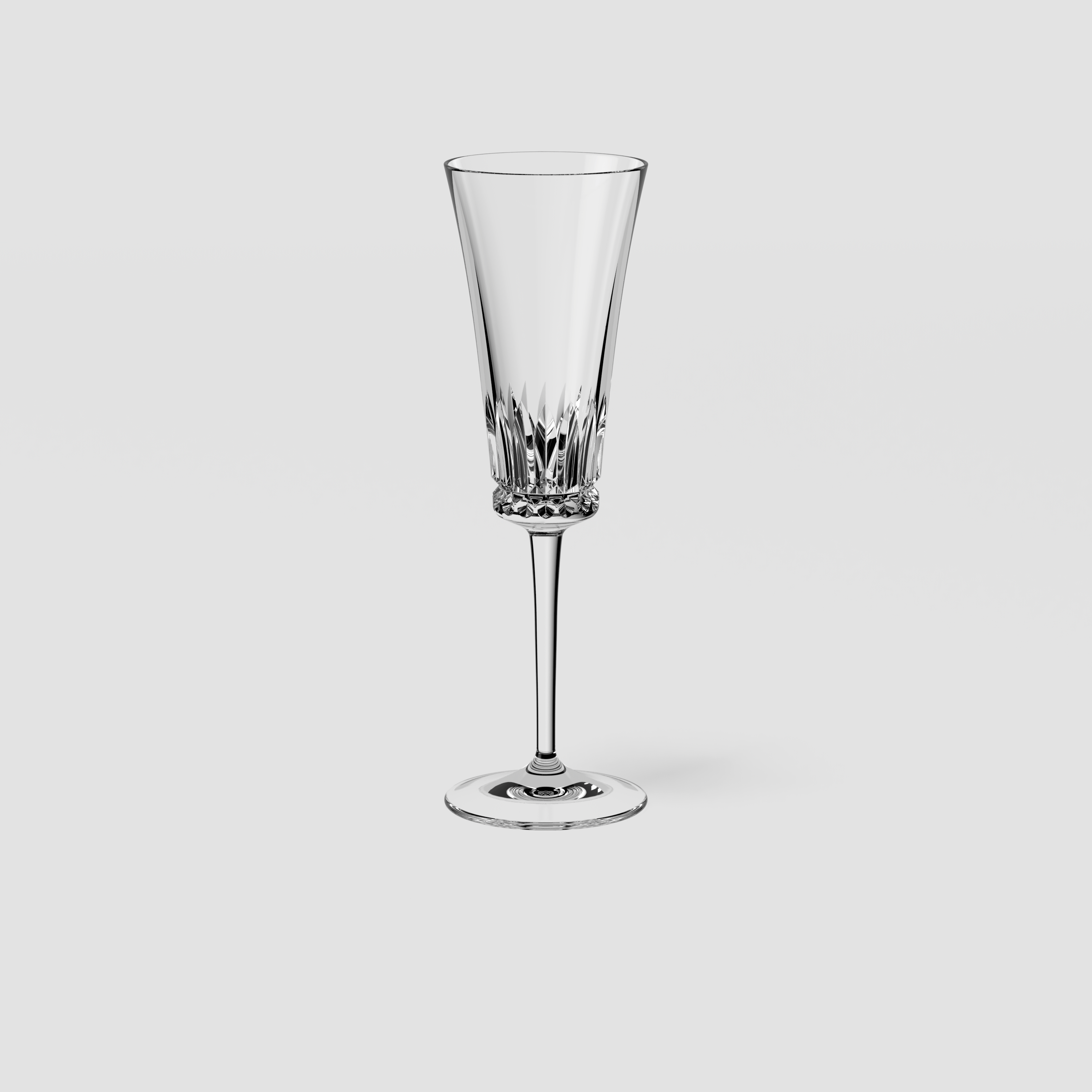 Grand Royal Champagne glass Clear, 4.1 oz, crystal glass