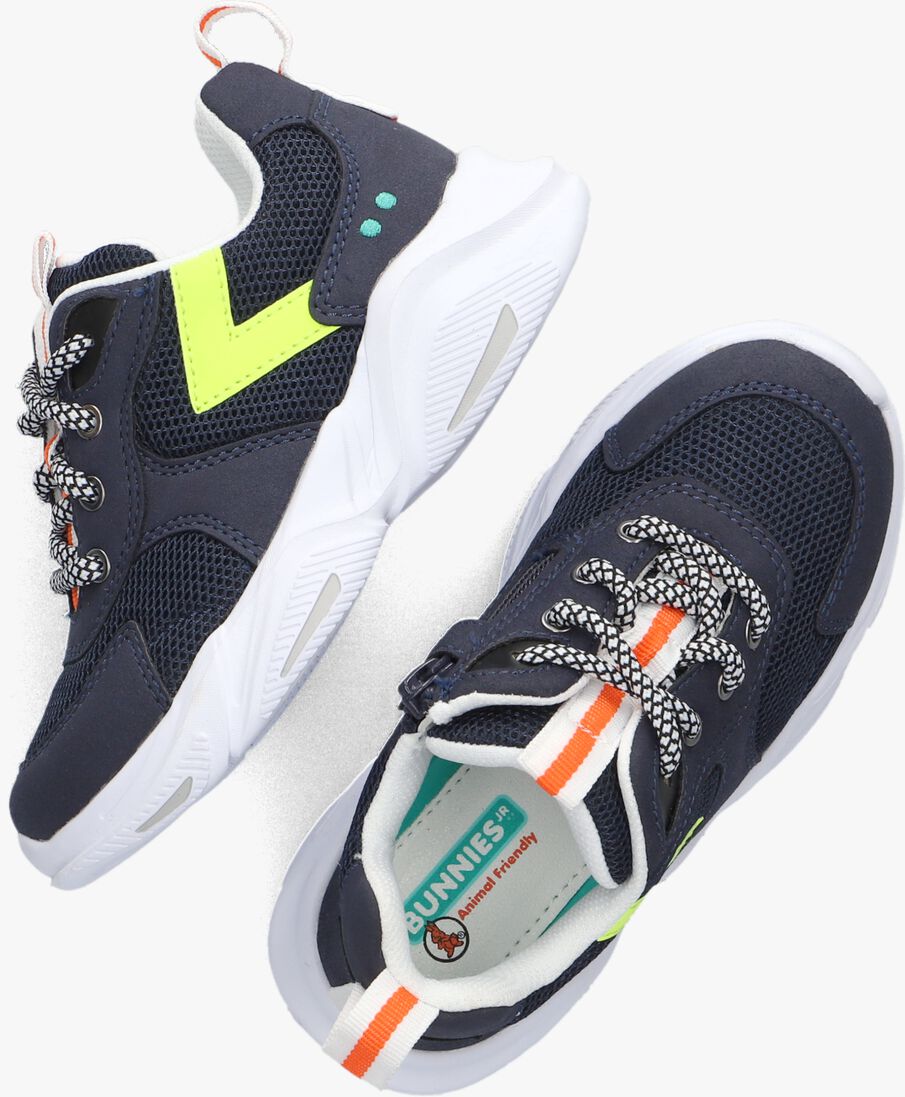 BUNNIESJR blauwe bunniesjr lage sneakers noa nopje