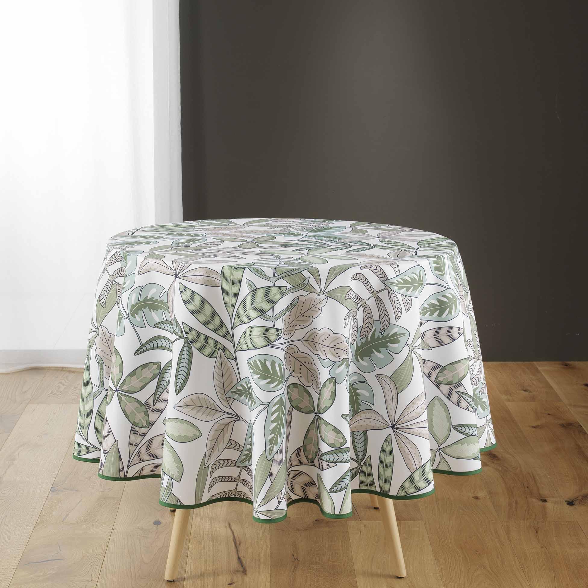 NAPPE RONDE D.180CM IMPRIME BEAUTALINE