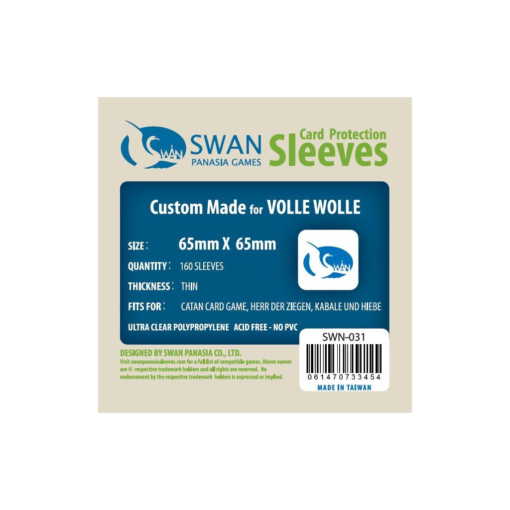 Swan Panasia - Card Sleeves Standard - 65x65mm - 160p