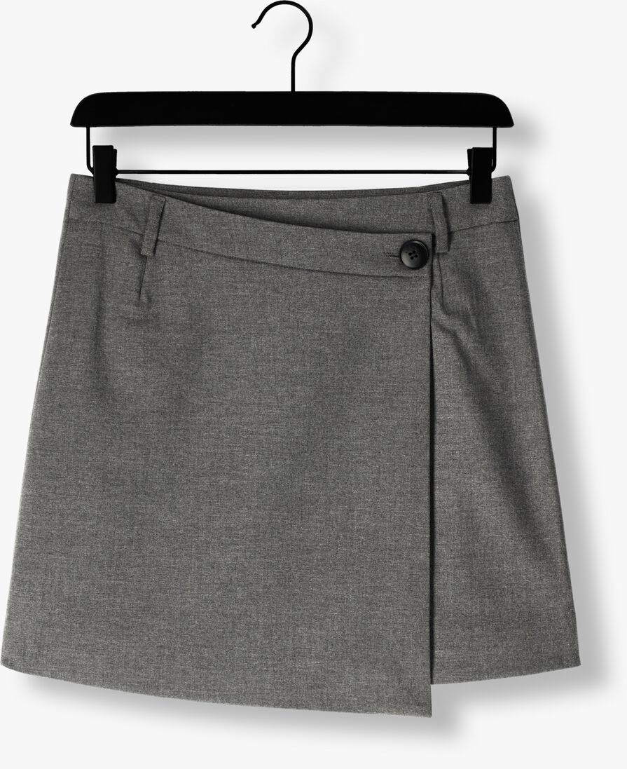 grijze gestuz minirok gzpaula melange mw wrap skirt
