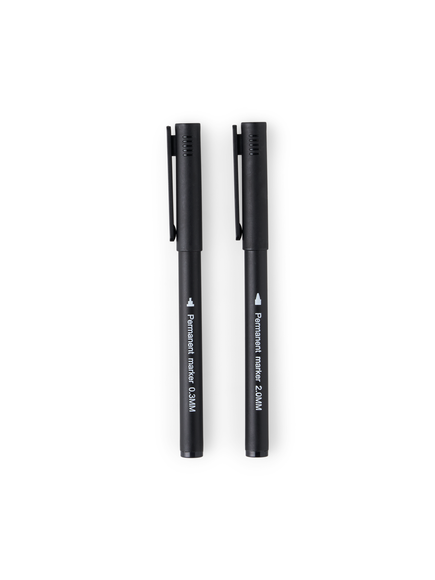 Sprittusch | 2 stk. 0,3 mm/2,0 mm. | Black