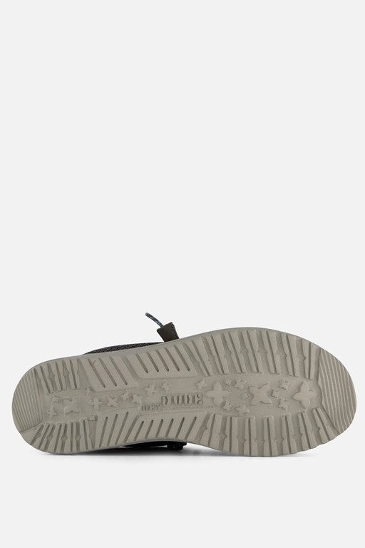 HEYDUDE Wally Sox Instappers grijs Canvas
