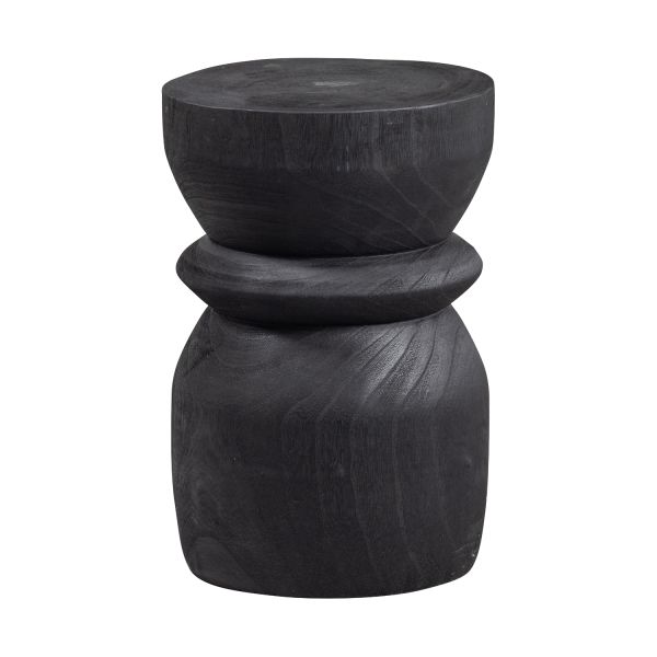 Woood Bikkel Kruk - Hout – Zwart