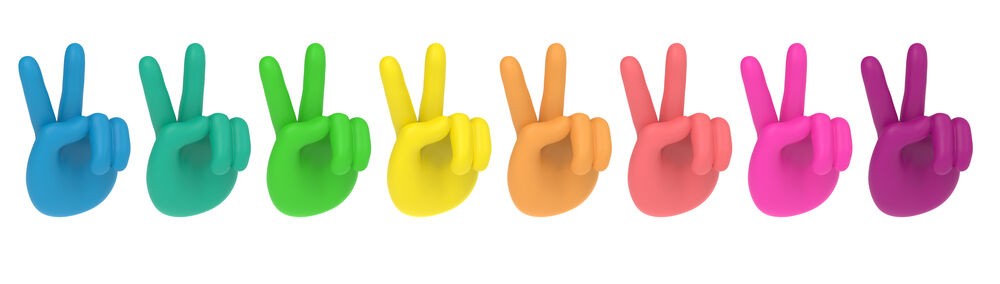 Winkee - Drinks Markører - Peace - Set of 8
