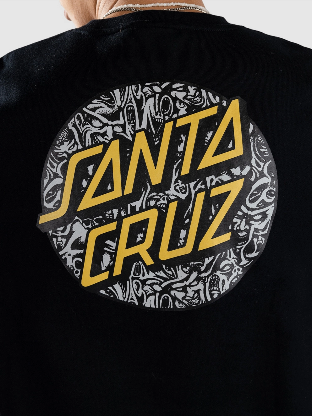 Santa Cruz Knox Faces Dot Sweater black