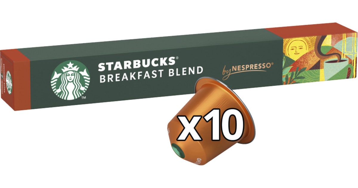 STARBUCKS Breakfast Blend Kaffee 10 Kapseln