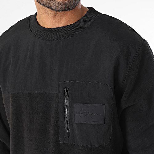 Sweat Crewneck Polaire 4110 Noir