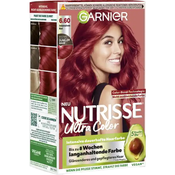 Farbsensation Dauerhafte Haarfarbe Coloration 6.60 Intensives Rot