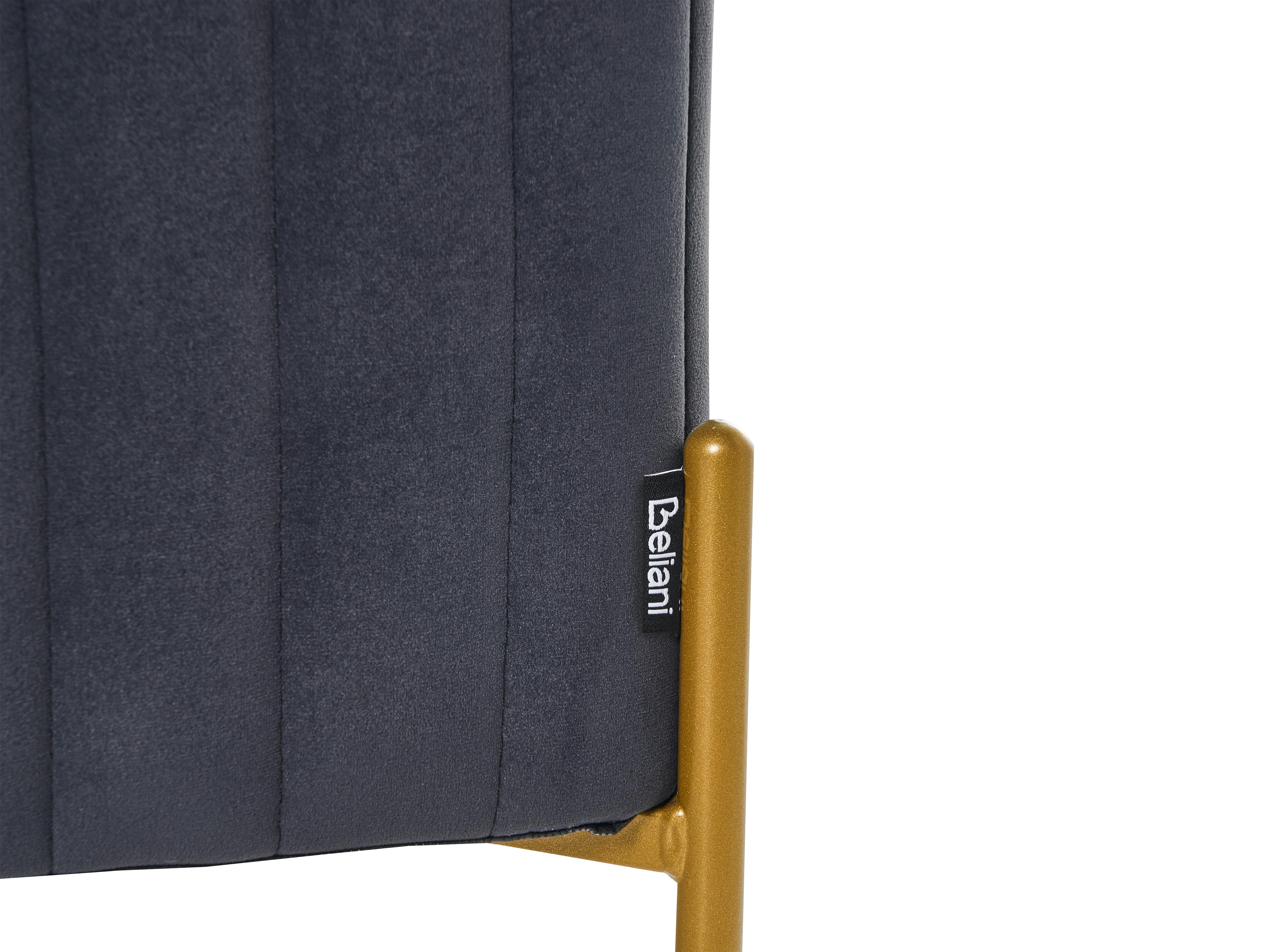 Hocker UTAH Fluweel Zwart