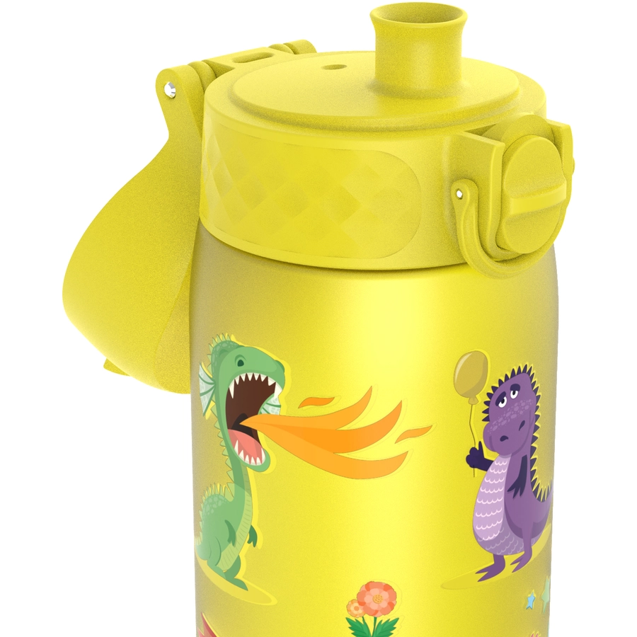 ion8 Trinkflasche auslaufsicher 500 ml Drachen  gelb