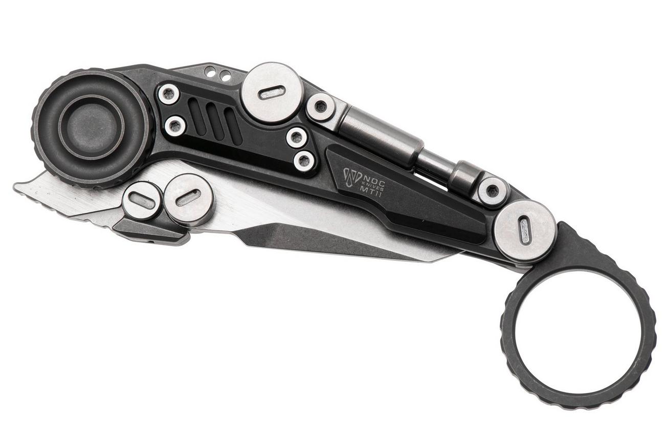 NOC Knives Shuukaku MT-1105 Two Tone M390, Titanium Black Inlay, zakmes