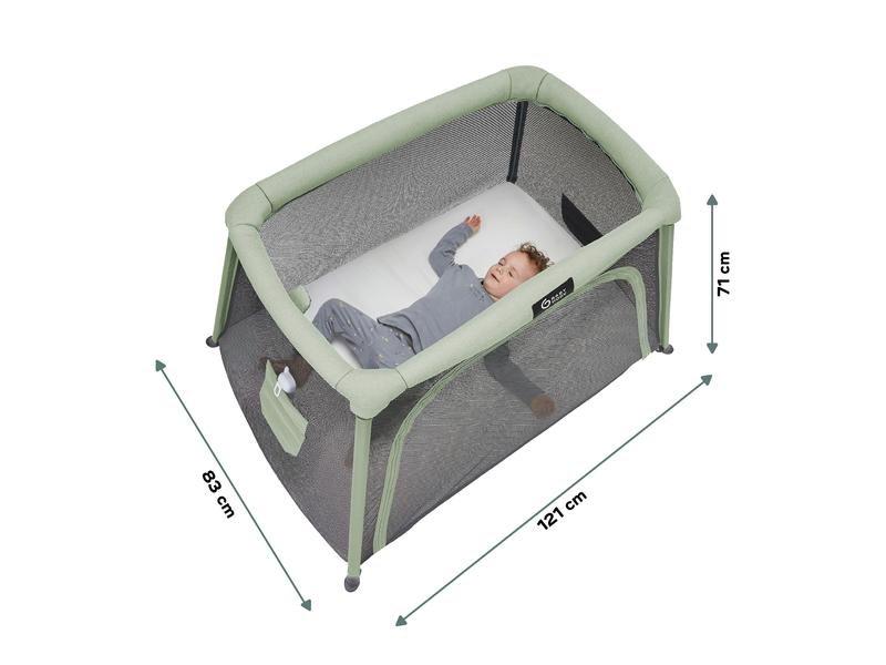 Babymoov Reisebett 3in1 Moov & Comfy Neugeboreneneinsatz, Reisebettchen und Laufstall für unterwegs