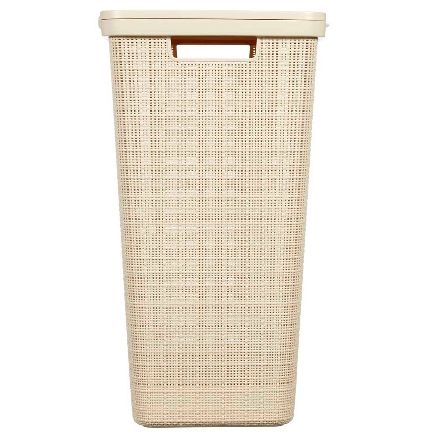 Curver Jute Wasbox 58 L - Wit