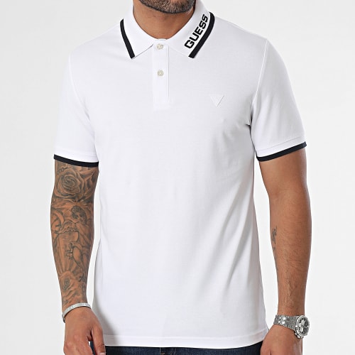 Polo Manches Courtes M4RP60-K7O64 Blanc