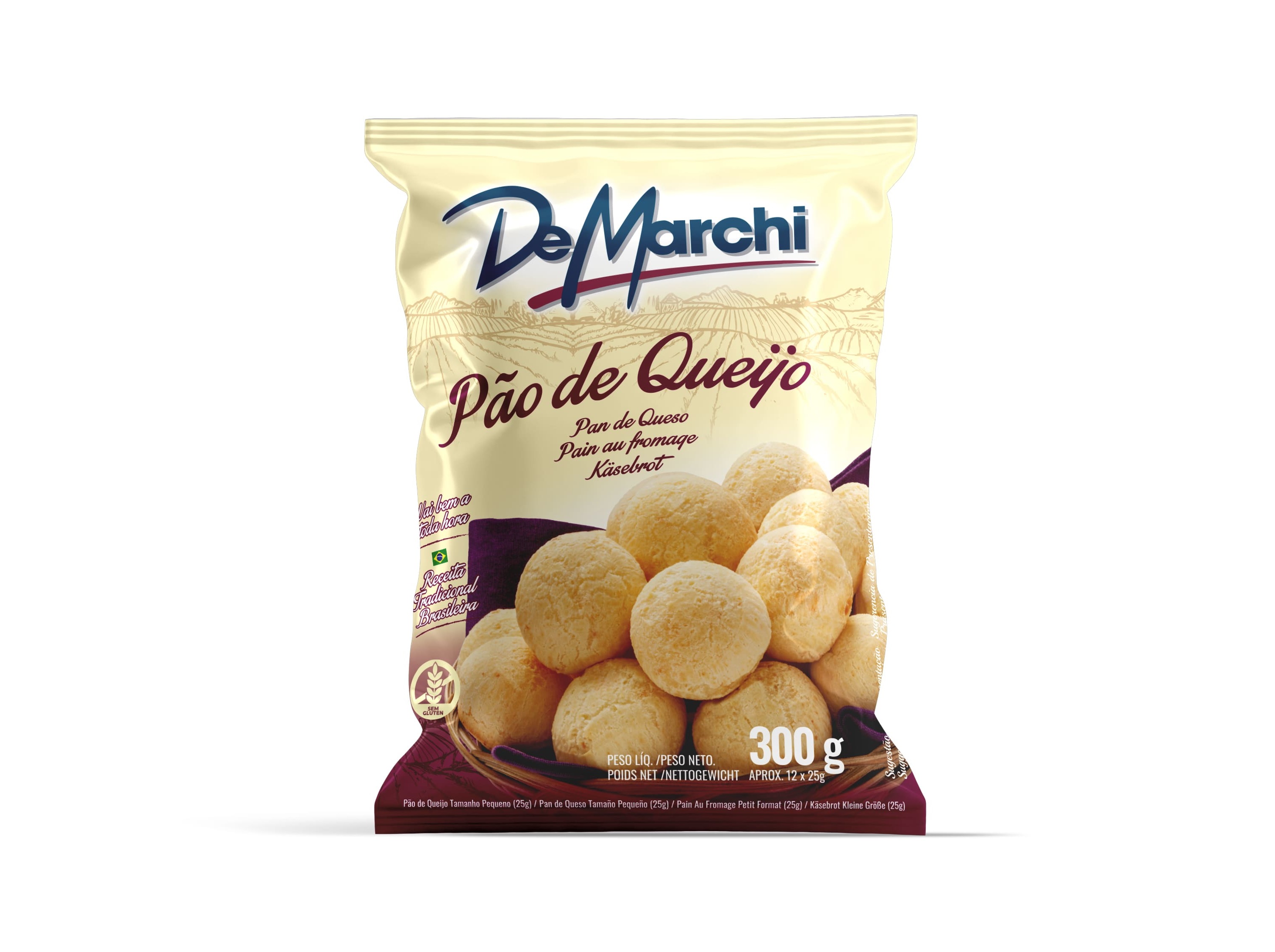 PÃO DE QUEIJO DE MARCHI SEM GLUTEN 300G