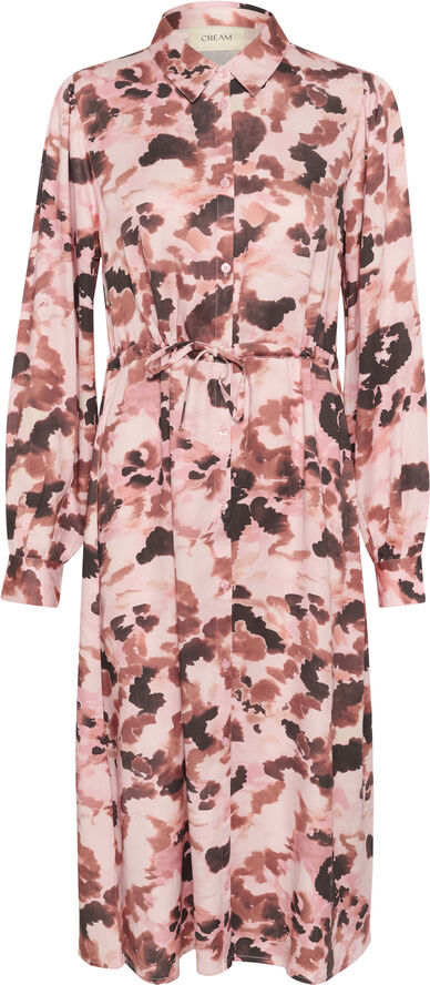 Cream CRElena Shirt Dress Blurred rose