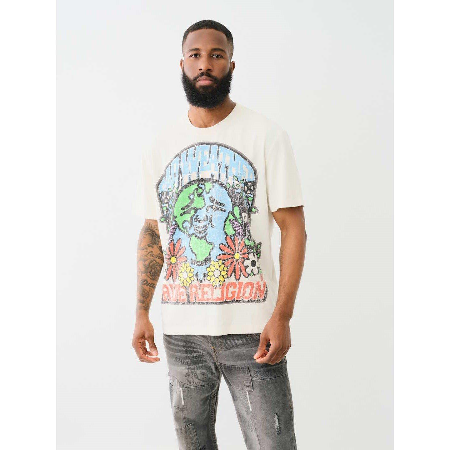True Religion TR Relaxed Buddha T Shirt Mens