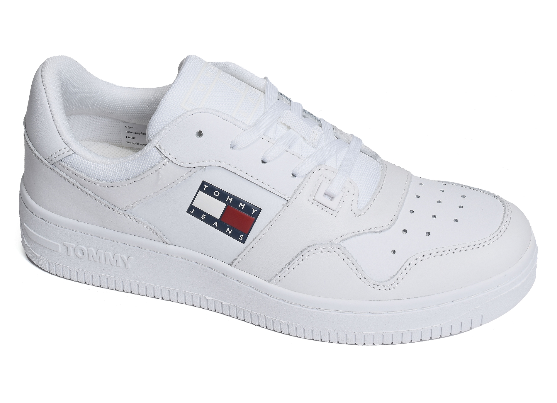Tommy jeans retro basket 0955 blanc