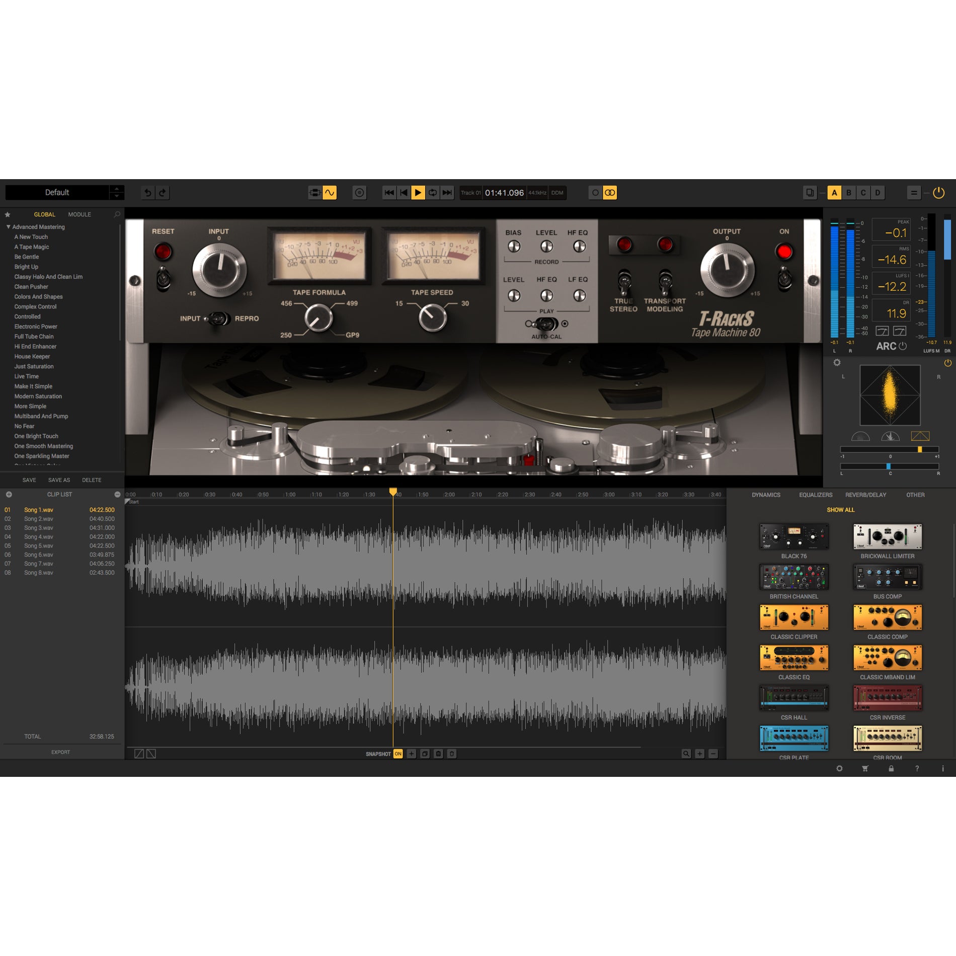 IK Multimedia T-RackS Tape Machine Collection (download)