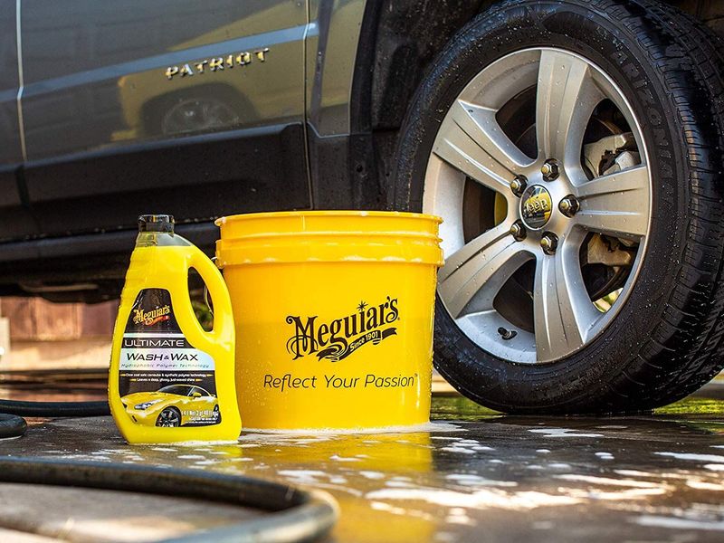 Meguiars - Ultimate Wash & Wax - Shampoo en Wax - 473ml - Hybride Formule