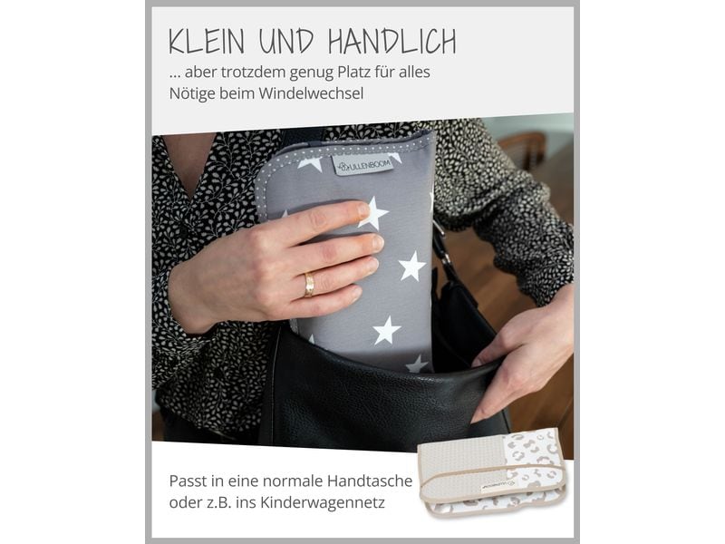 Ullenboom Wickelunterlage Leo 1 Stück Windeltasche für unterwegs