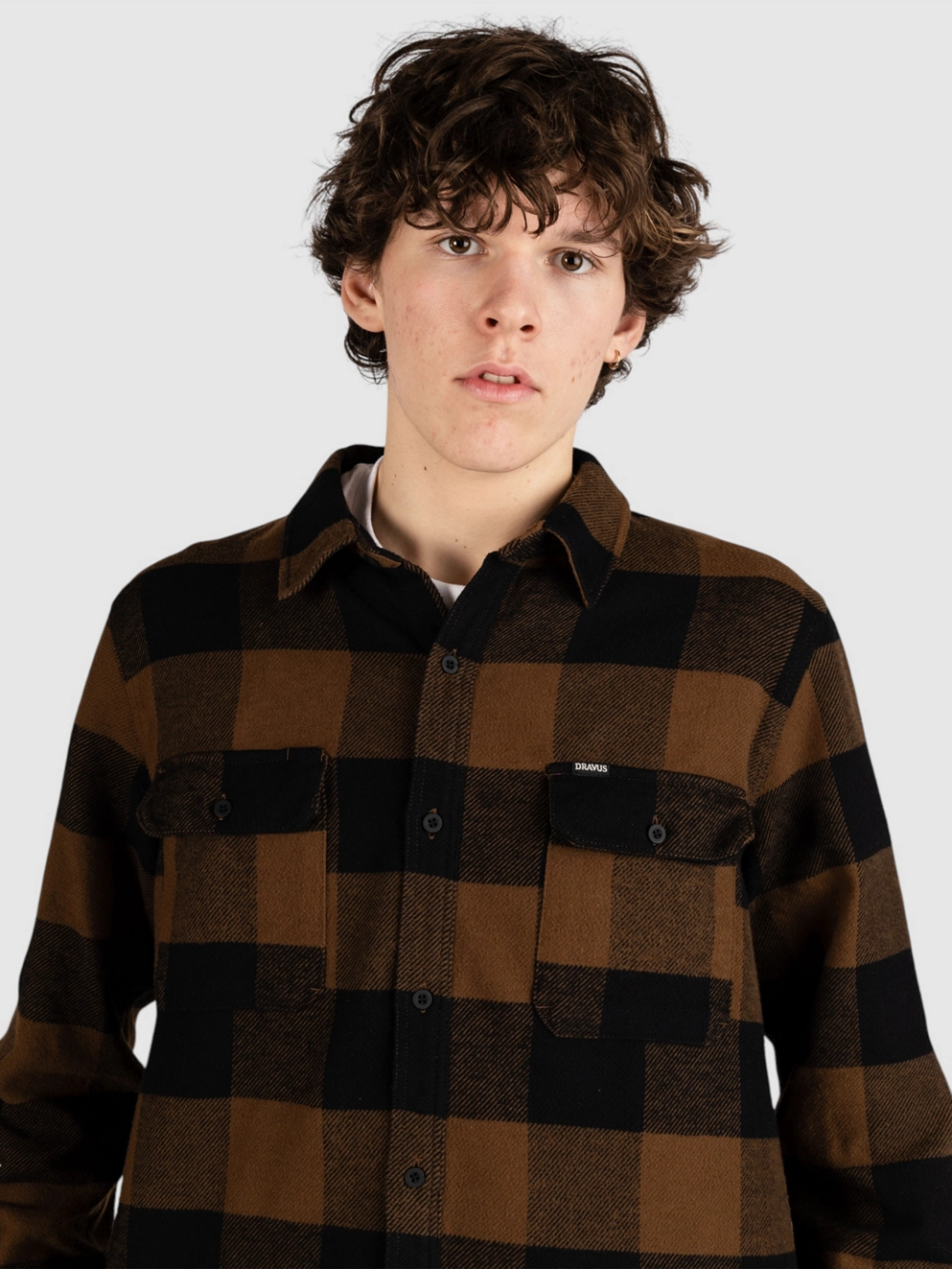 Dravus Essential Shirt brown