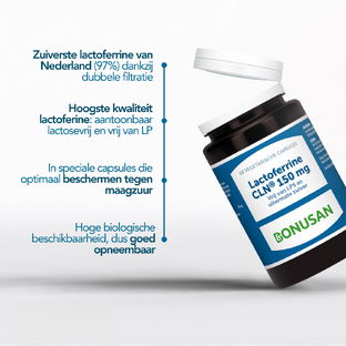 Bonusan Lactoferrine 150mg Capsules Multiverpakking 3x60CP