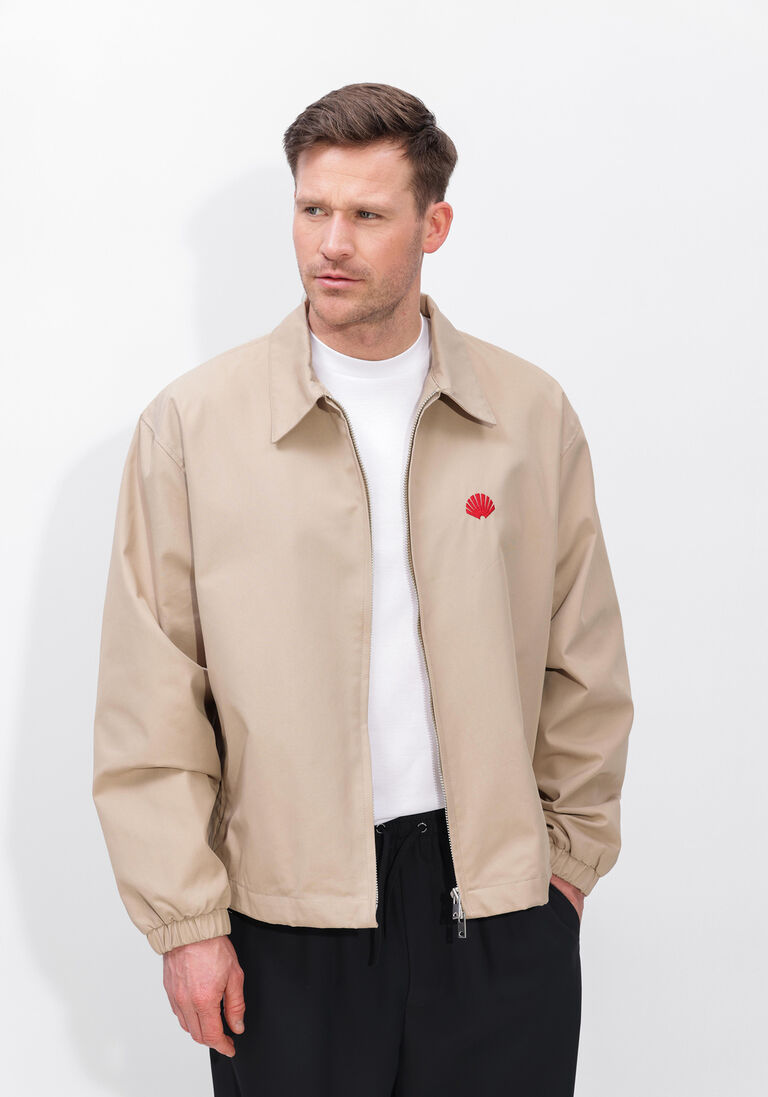 beige new amsterdam surf association jack coach jacket