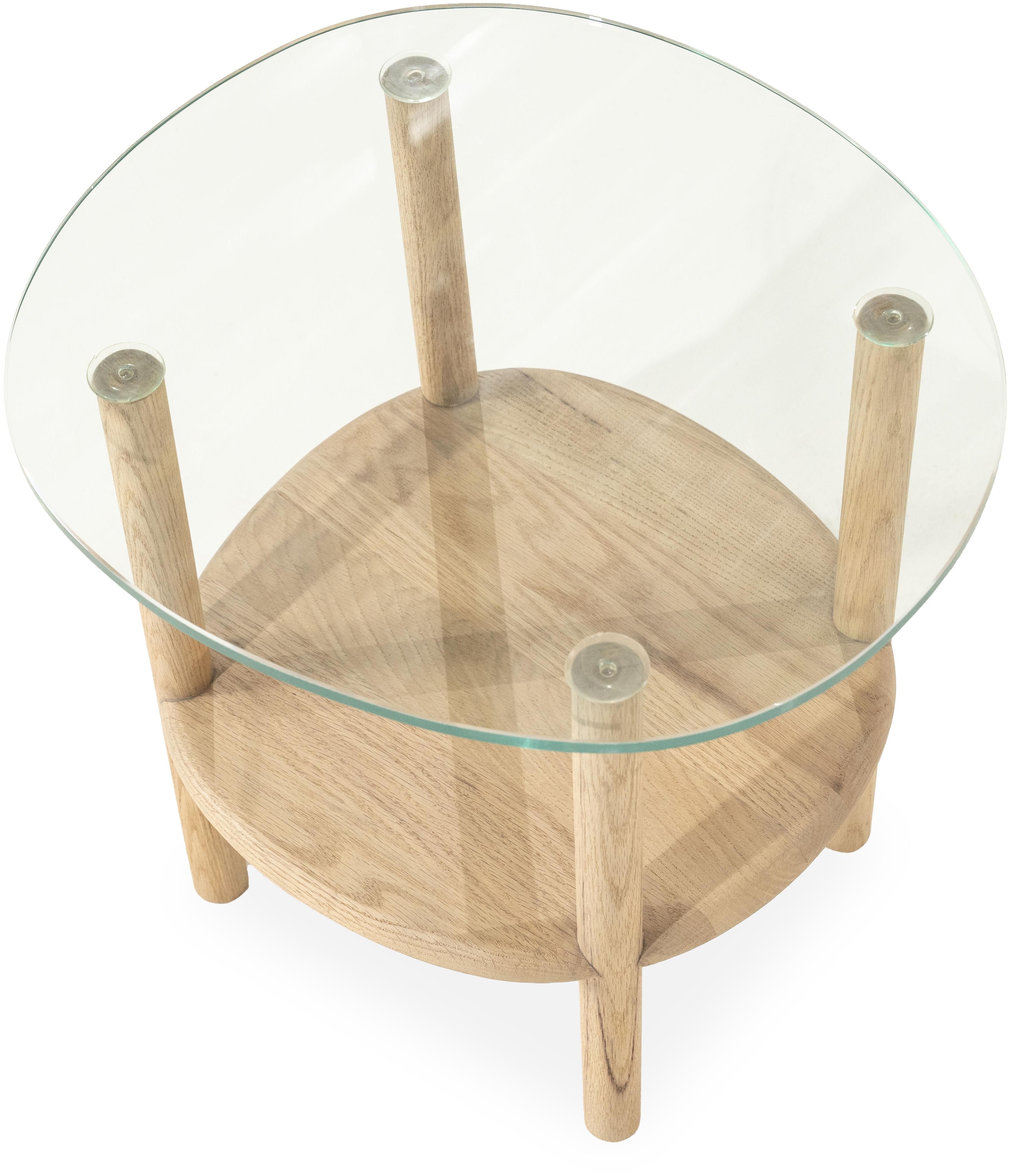 Bijzettafel Naturel 96522 Cleo B50 x D45 x H50 cm
