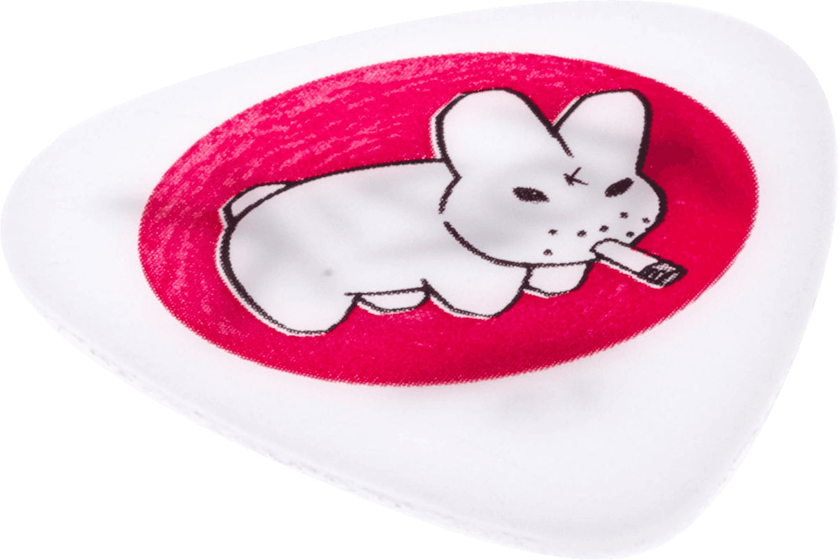 Jim Dunlop Frank Kozik 36 Pack Devil Bunny White 1.00 Mm - Médiators