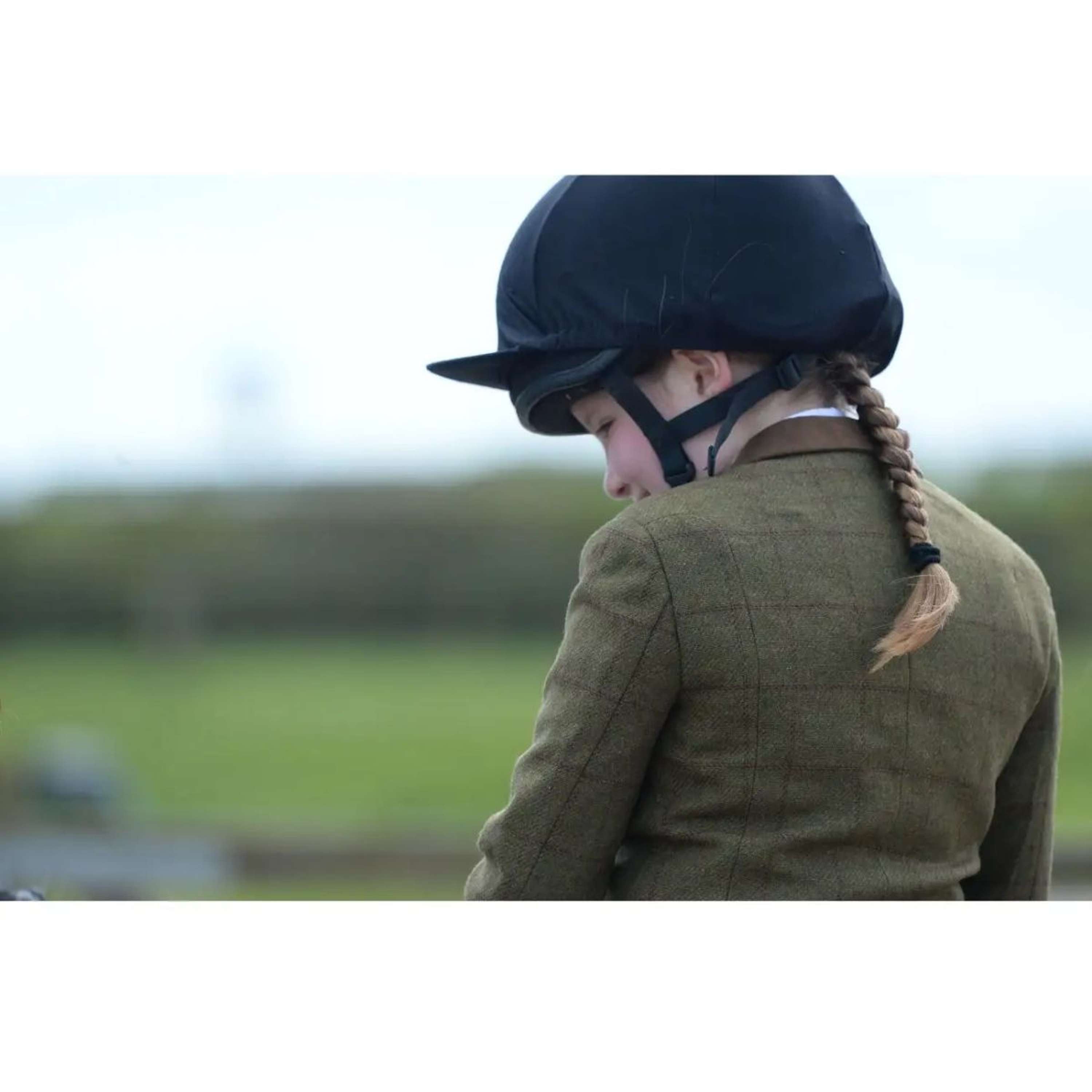 Dublin Wedstrijdjasje Albany Tweed Suede Collar Tailored Kids Bruin/Gr