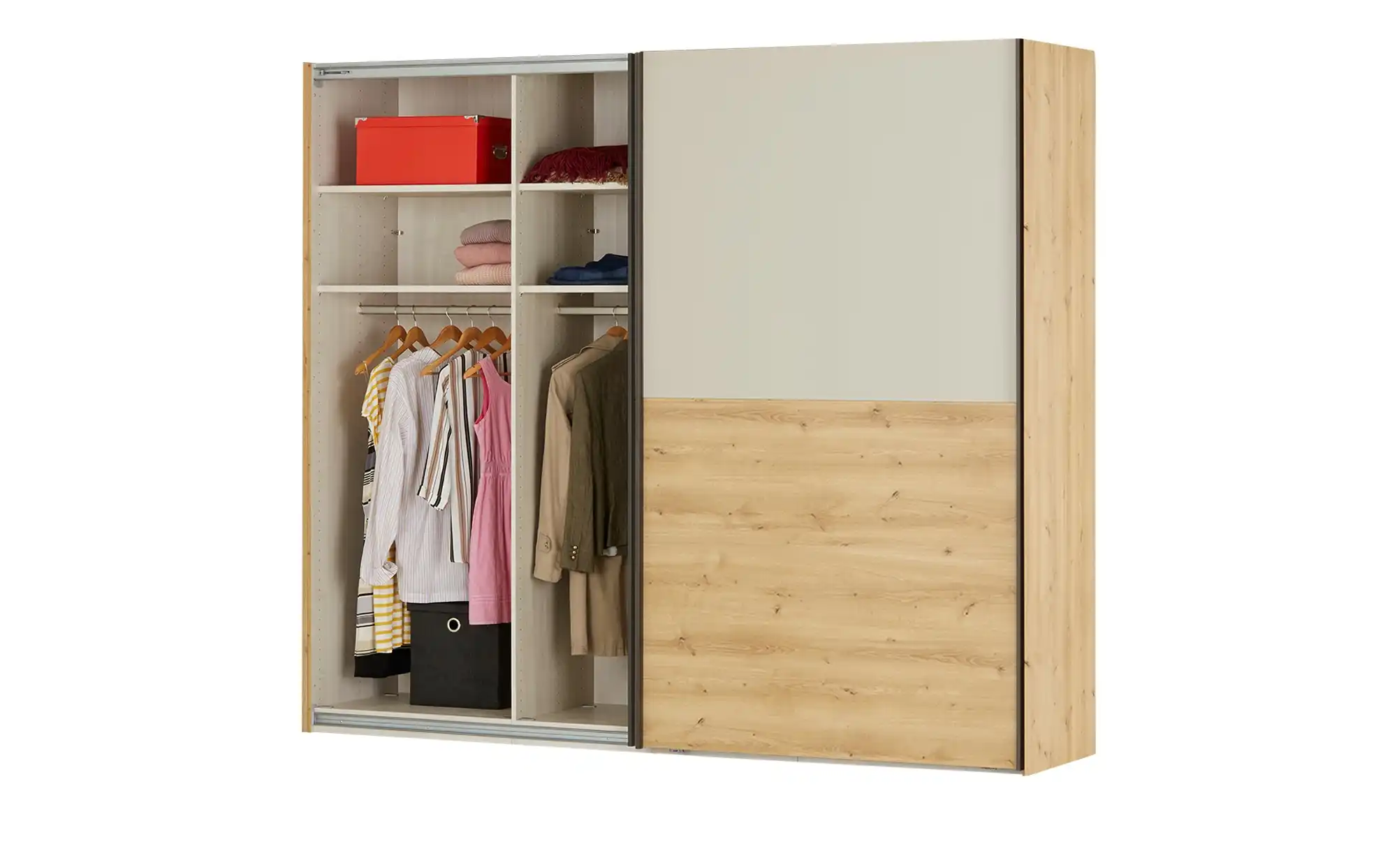 uno Schwebetürenschrank, 2-türig Riva