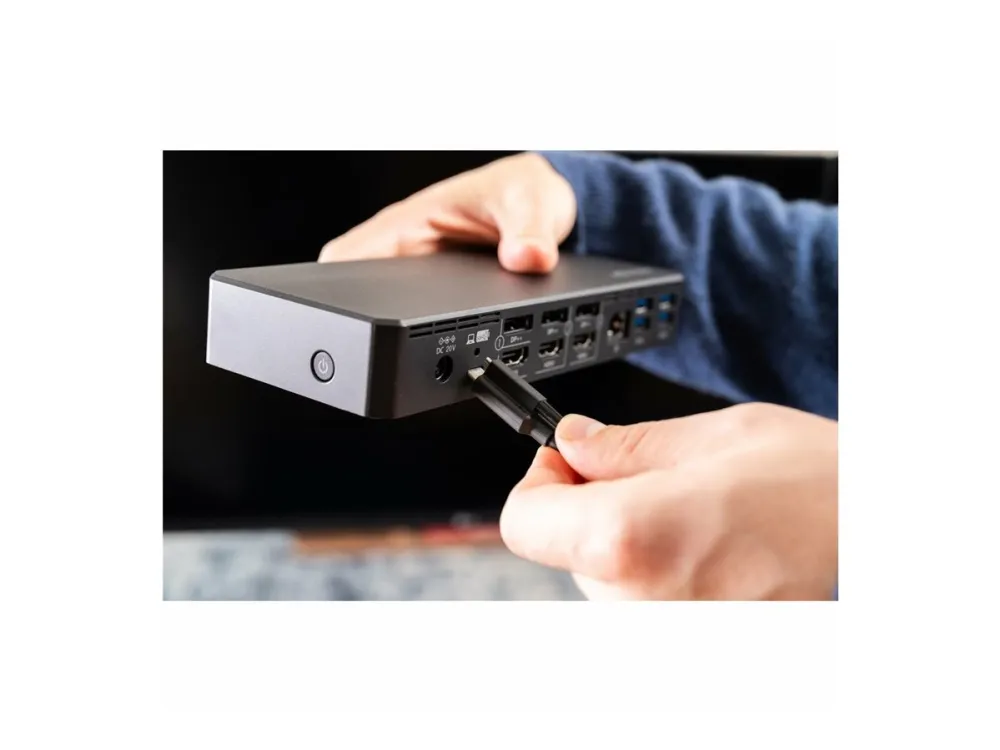 SD4781P USB-C® og USB-A Dual 4K-dockingstation Sort
