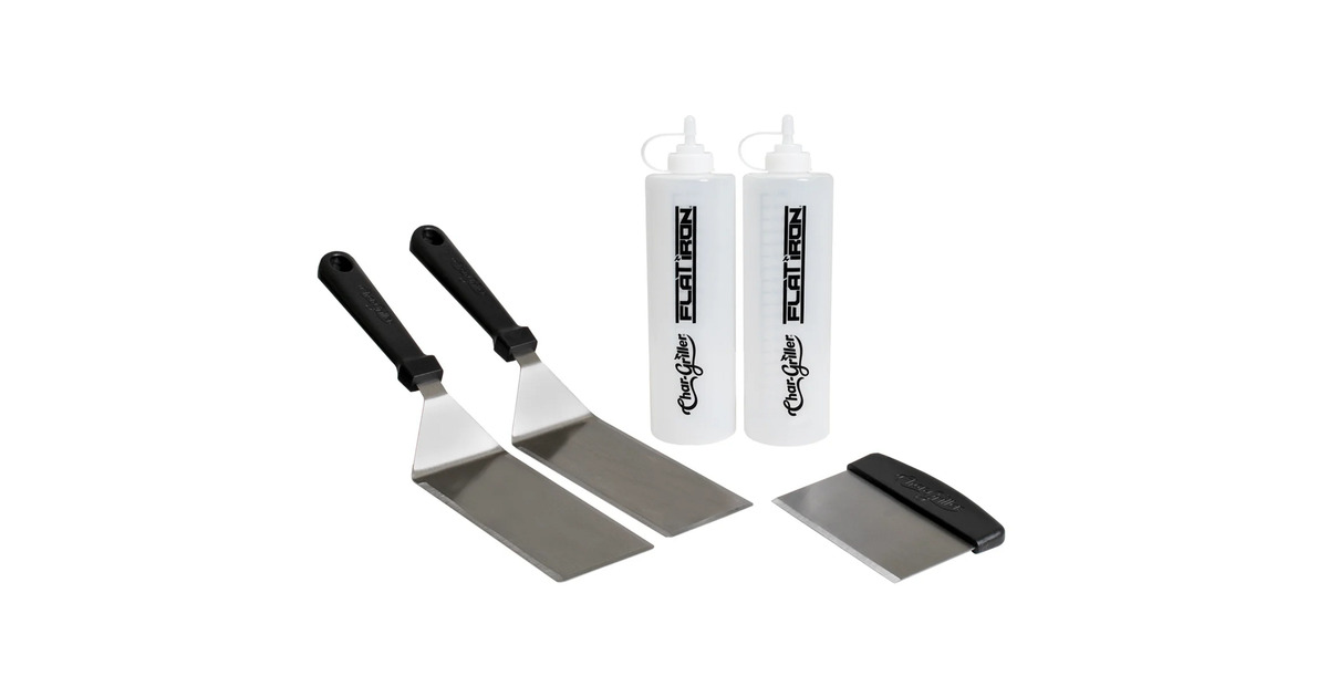 Char-GrillerFlat Iron Bakplaat Starter Kit grillbestek