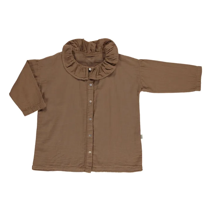 Poudre Organic Blouse Aronie | Marron