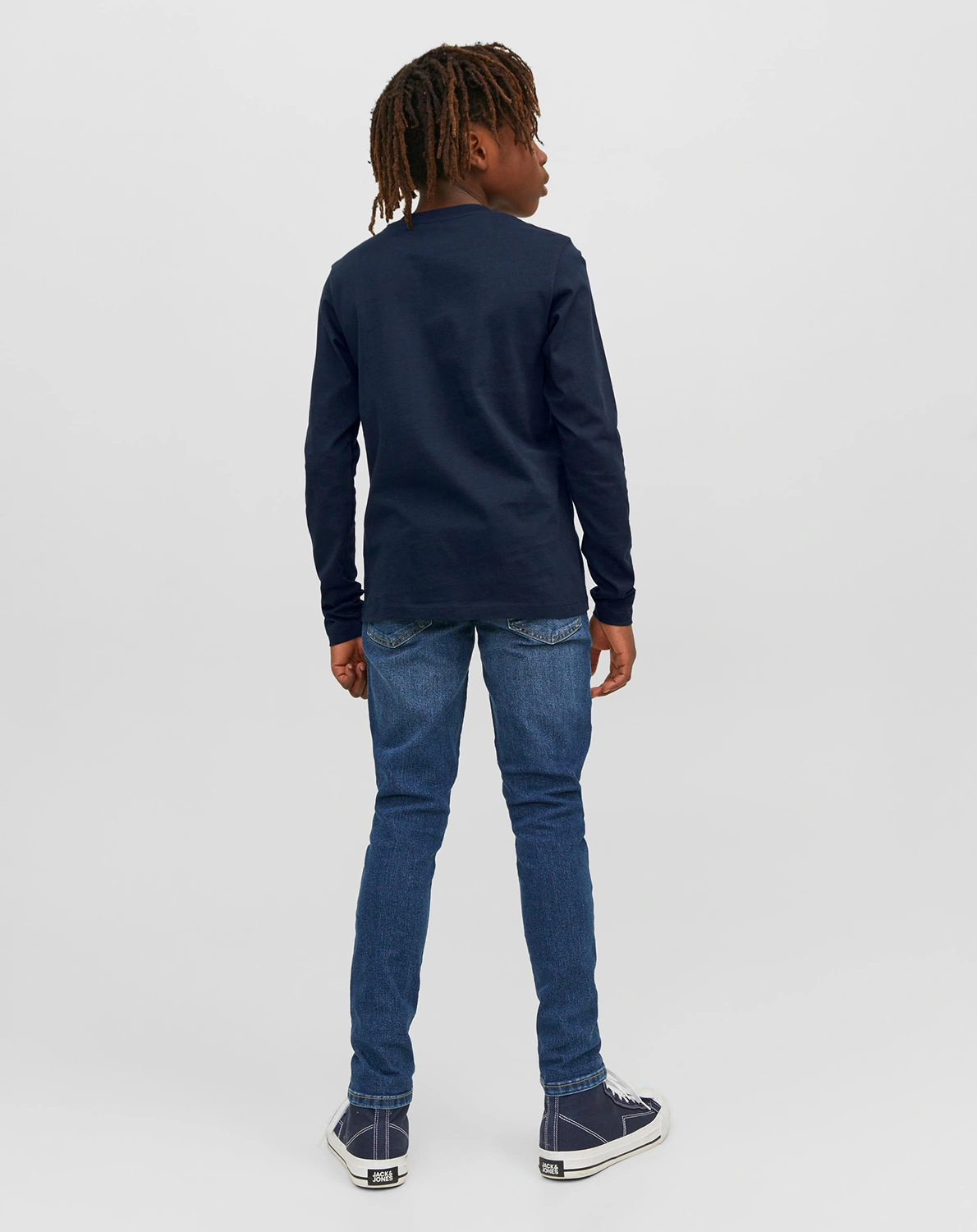 Langarmshirt LOGO in navy blazer