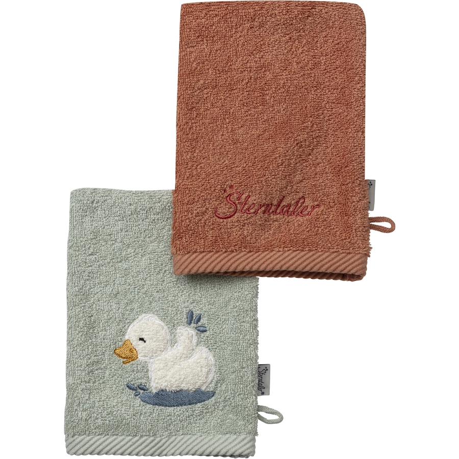 Sterntaler Waschhandschuhe 2er Pack Edda bunt