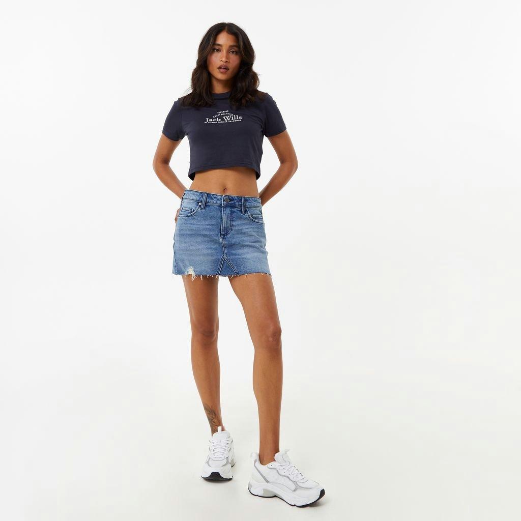Jack Wills Eccleston Crop T Shirt