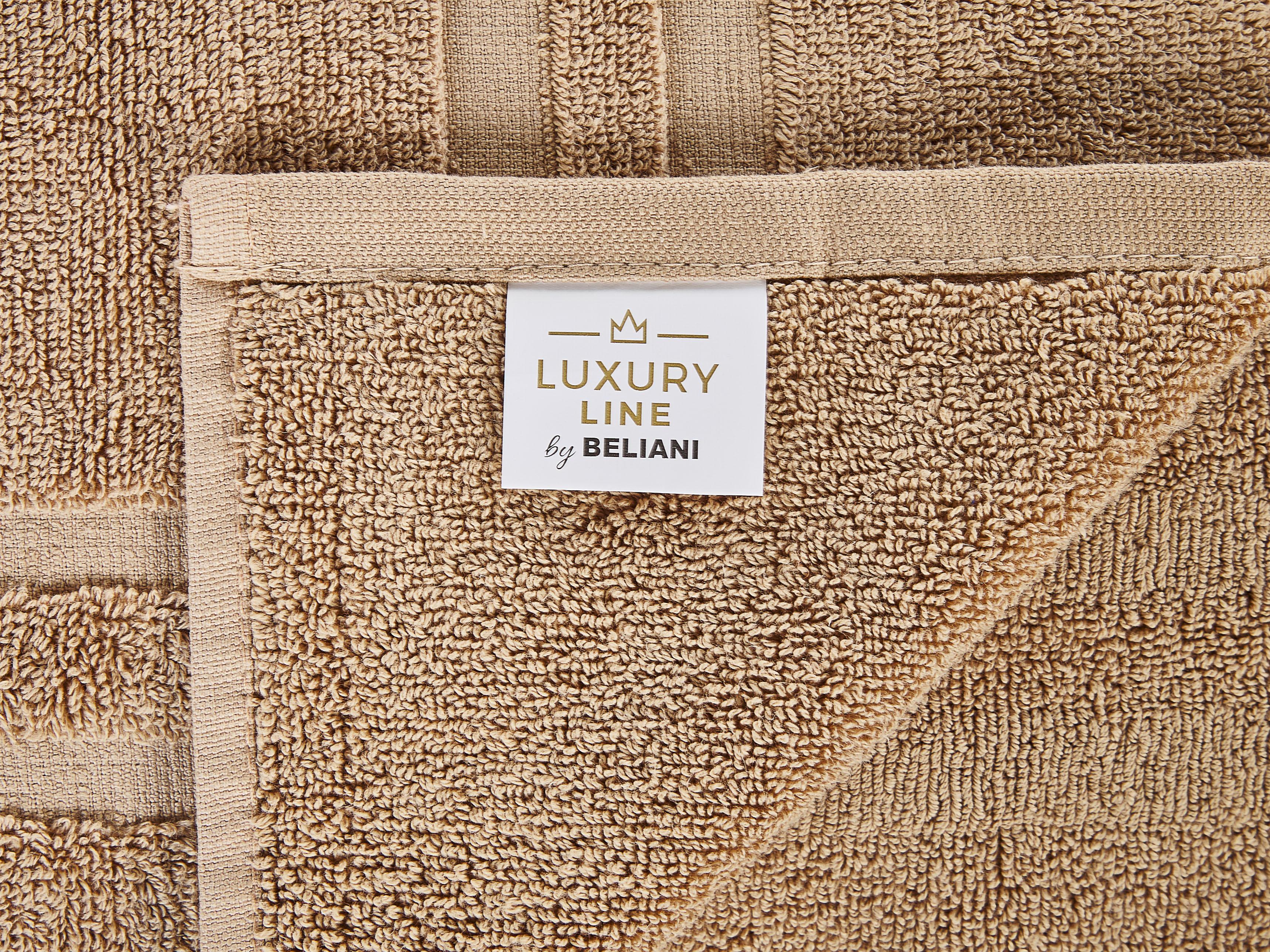 9-delige handdoekset MITIARO Badstof Zandbeige