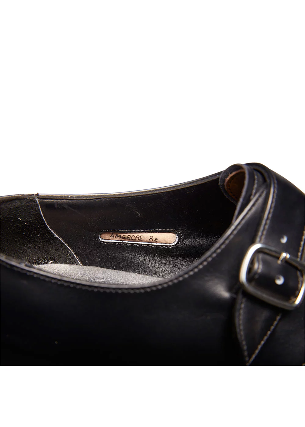 BOUCLE AMBROSE VEAU NOIR