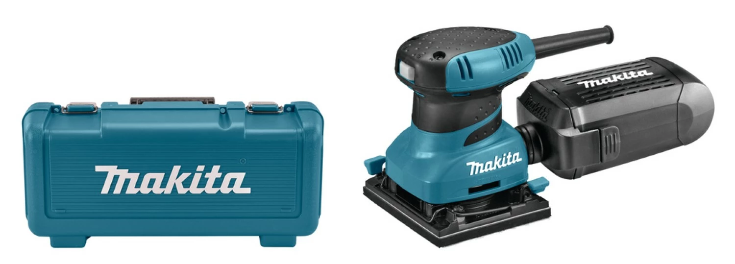 Makita BO4555K Vlakschuurmachine in koffer - 200W - 112 x 102mm