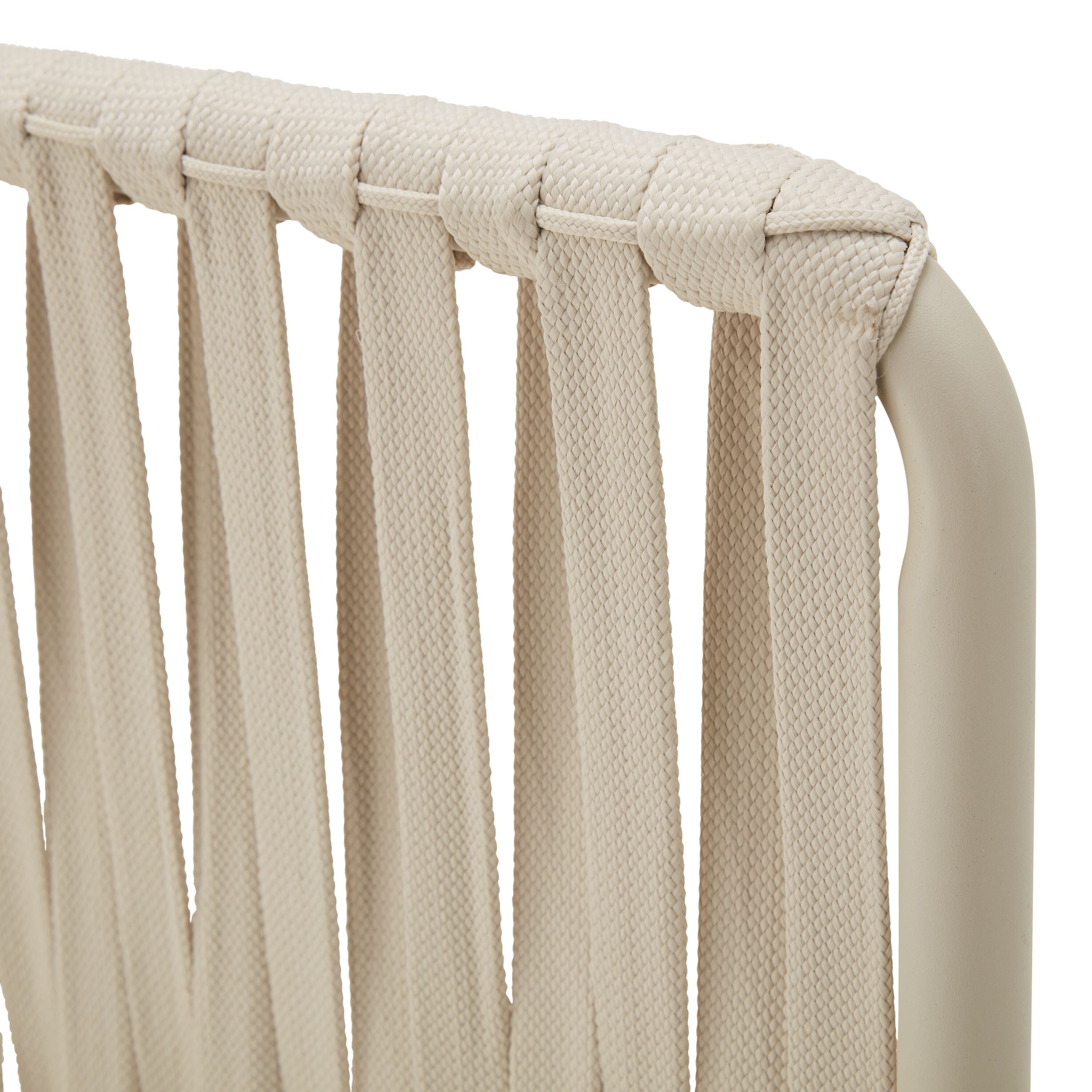 NIHOA Lounge Seiten- und Rückenelement - Hellgrau / B: 76.0 cm x T: 7.0 cm x H: 43.0 cm