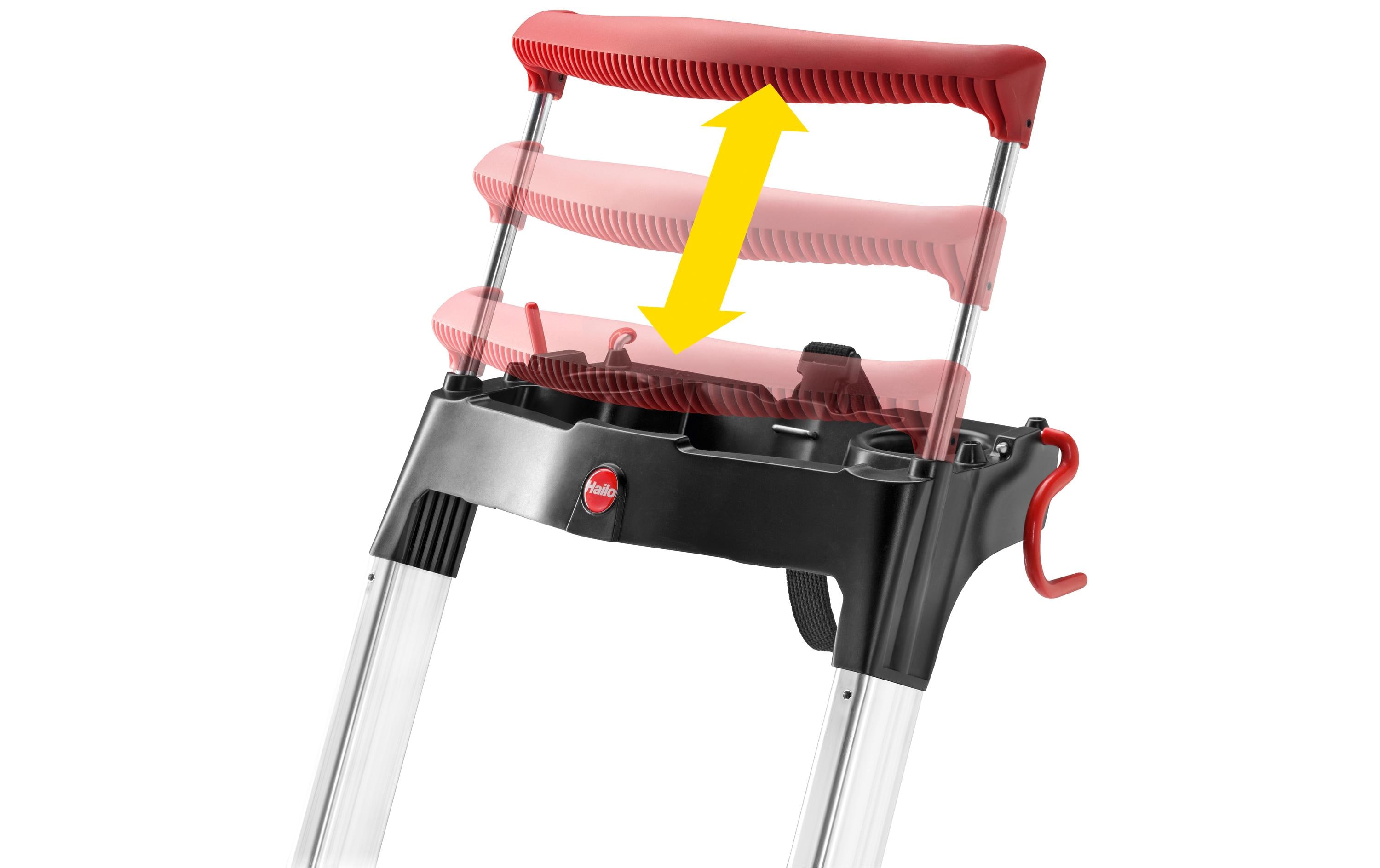 Bockleiter L100 TopLine 4 Stufen<br>Alu-Sicherheits-Stehleiter mit Multifunktions-Schale