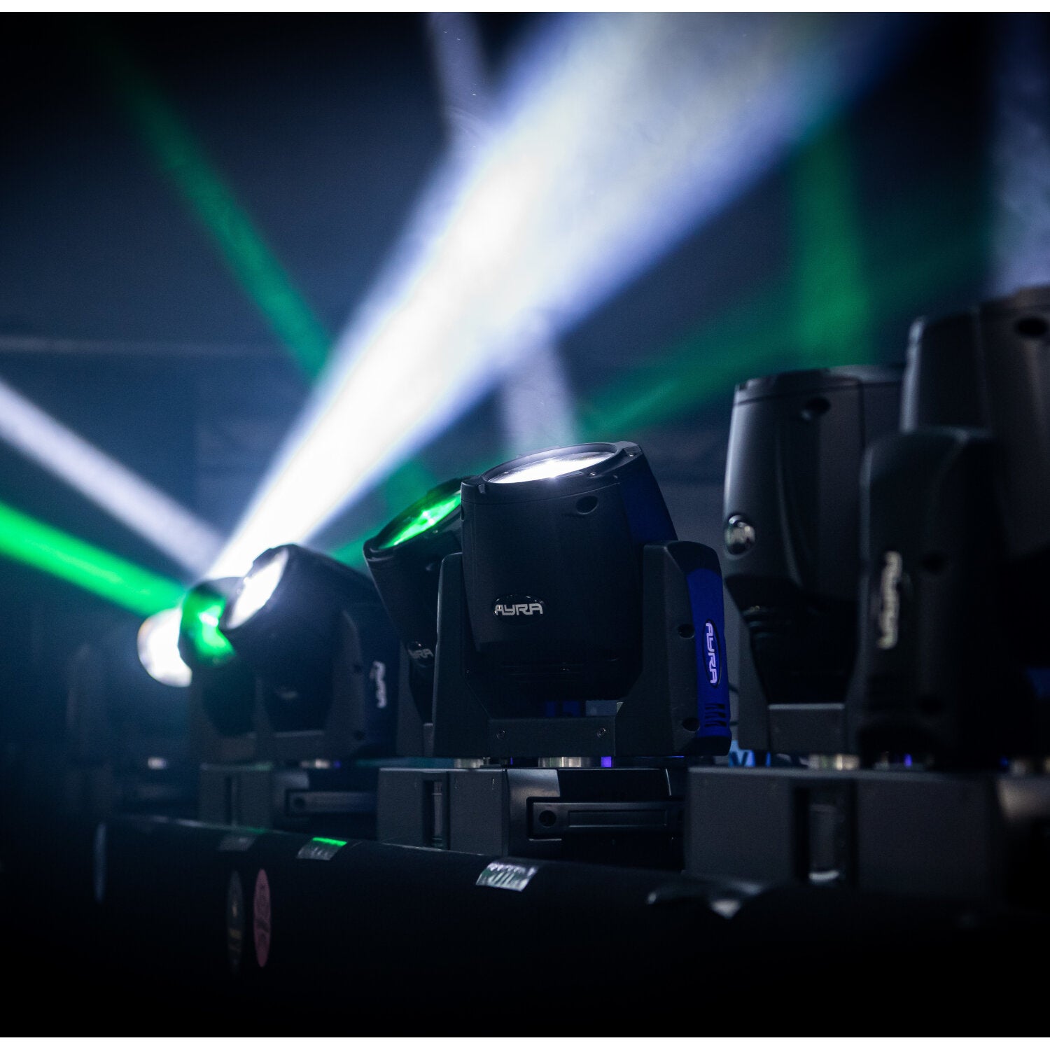 Ayra Vision Twins Beam LED movinghead set inclusief flightcase