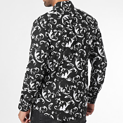 Chemise Manches Longues Don Life Noir Blanc
