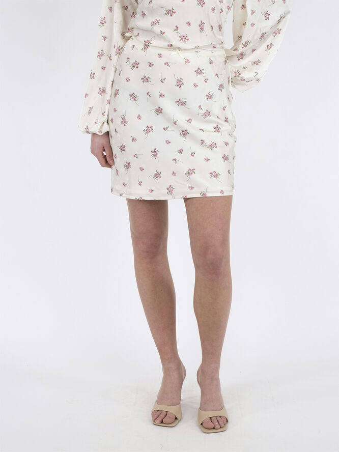 Neo Noir Duna Cute Rose Skirt Off white