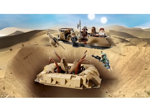 LEGO Star Wars 75396 Ørkenskib og sarlacc-hul