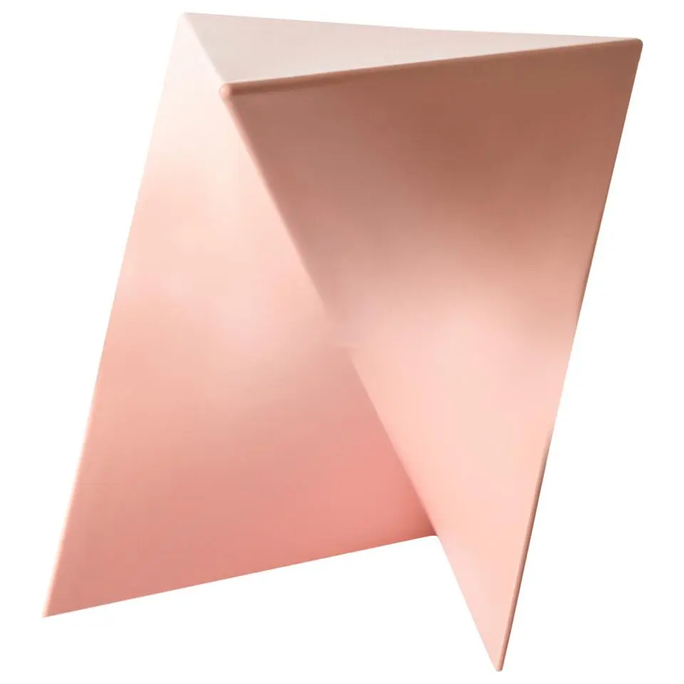 PECOS - Bijzettafel - Pastelroze - Synthetisch materiaal